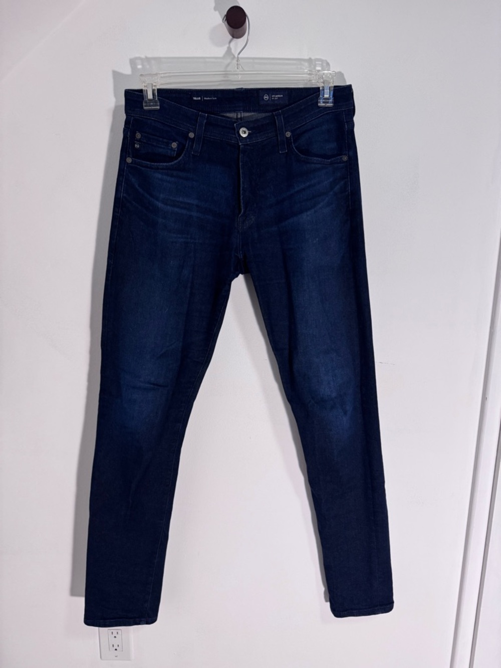 Ag Adriano Goldschmied Men's Slim Straight Jeans - Dark Indigo 31x34
